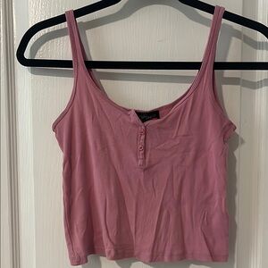 Topshop Pink Tank Top